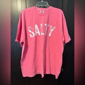 SOLD Comfort Colors Salty Pink tshirt